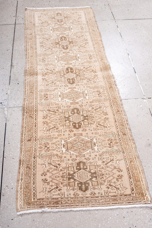 Antique Karaje Runner Rug (3' x 8')
